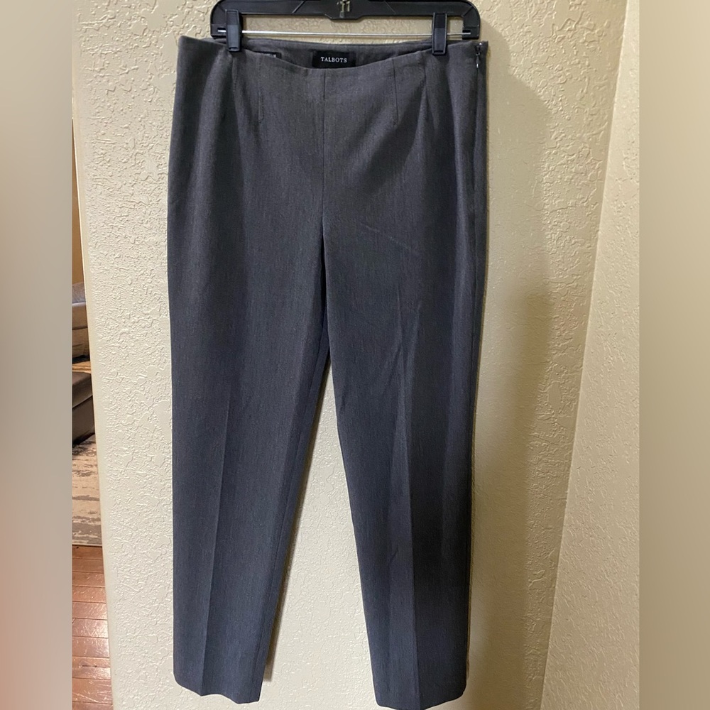 Talbots dark gray dress slacks size 10
